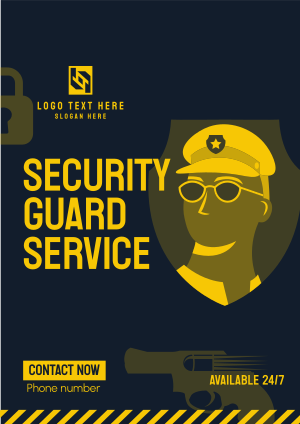 Security Guard Job Flyer Image Preview
