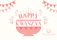 Kwanzaa Banners Postcard Image Preview