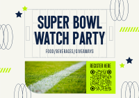 Super Bowl Sport Postcard Image Preview