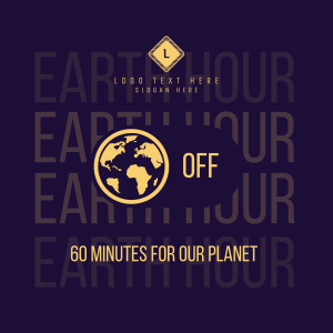 Earth Switch Off Instagram post Image Preview