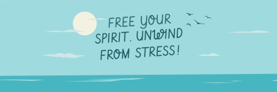 Unwind From Stress Twitter header (cover) Image Preview