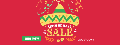 Cinco De Mayo Sale Facebook cover Image Preview