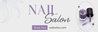 Beauty Nail Salon Twitter Header Design
