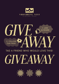 Quirky Generic Giveaway Poster Image Preview