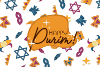 Purim Doodles Pinterest board cover Image Preview