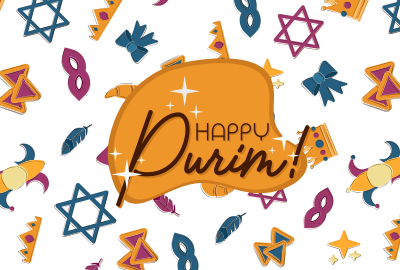 Purim Doodles Pinterest board cover Image Preview