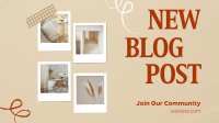 Polaroid New Blog Animation Preview
