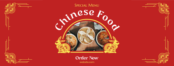 Special Chinese Food Facebook Cover Design Image Preview