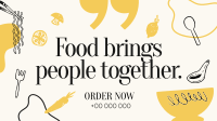Food Quote Illustration Animation Preview