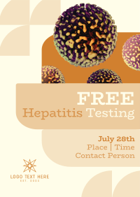 Geometrical Hepatitis Testing Poster Image Preview