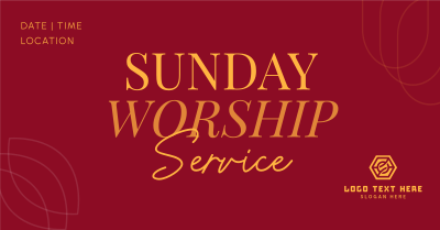 Worship Livestream Facebook ad Image Preview