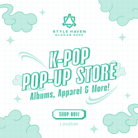 Kpop Pop-Up Store Instagram post Image Preview