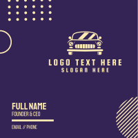 Classic Vintage Automobile Car Business Card Design