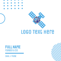 Satellite Cube Business Card Design