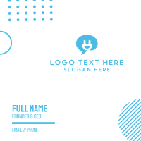 Happy Plug Business Card Design