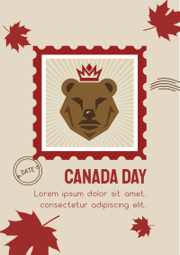 Bear Canada Flyer Design