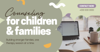 Counseling for Children & Families Facebook Ad Design