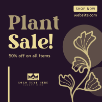 Artistic Plant Sale Instagram post Image Preview