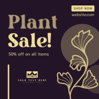 Artistic Plant Sale Instagram Post Preview