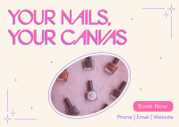 Nail Salon Services Postcard Image Preview