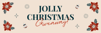 Jolly Christmas Giveaway Twitter Header Image Preview