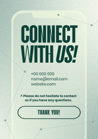 Generic Business Contact Poster Preview