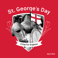 A Day For England Instagram Post Design