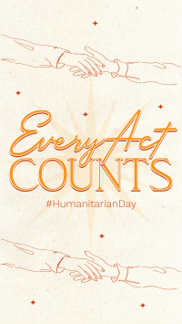 Humanitarian Day Doodles YouTube Short Design