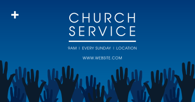 Church Worship Facebook ad Image Preview