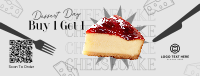 Cheesy Cheesecake Facebook cover Image Preview