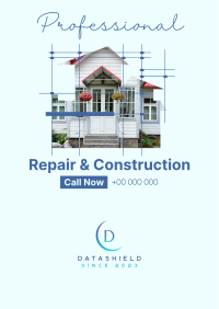 Repair and Construction Flyer Image Preview