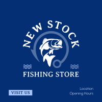 Fishing Store Instagram Post Design