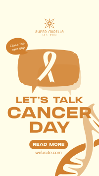 Cancer Awareness Discussion TikTok Video Image Preview