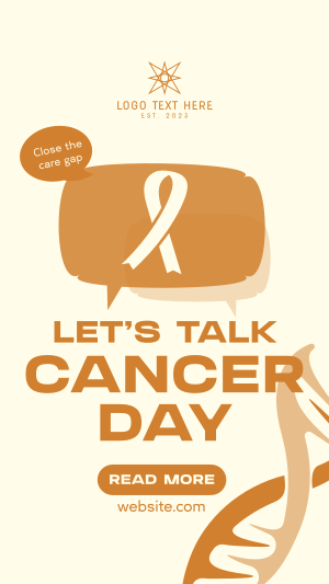 Cancer Awareness Discussion TikTok Video Image Preview