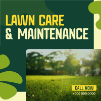 Clean Lawn Care Linkedin Post Design
