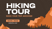 Awesome Hiking Experience Facebook Event Cover Design