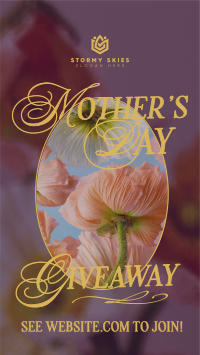 Mother Giveaway Blooms TikTok Video Design