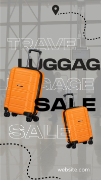 Travel Luggage Sale TikTok video Image Preview