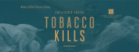 Modern Grunge Tobacco Day Facebook cover Image Preview