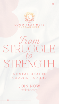 Strength Mental Health TikTok Video Design