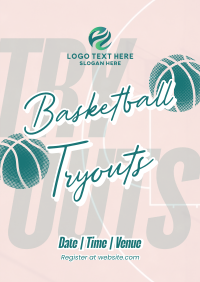 Basketball Game Tryouts Poster Image Preview