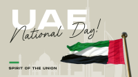 UAE National Flag Facebook Event Cover Design