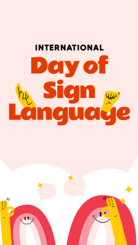 Sign Language Day YouTube short Image Preview