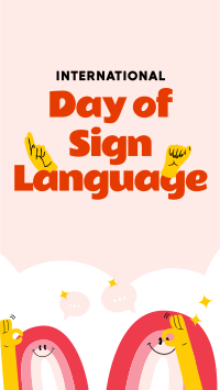 Sign Language Day YouTube Short Image Preview