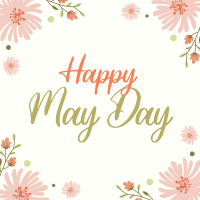 May Day Spring Team Instagram Post Design