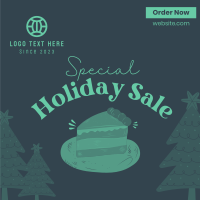 Special Holiday Cake Sale Instagram Post Design