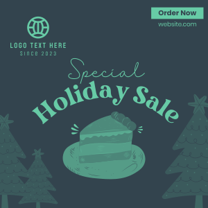 Special Holiday Cake Sale Instagram post Image Preview
