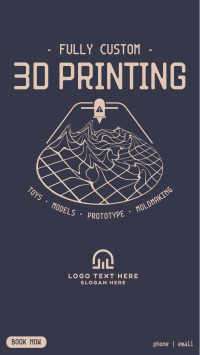 3D Printing Facebook Story Design