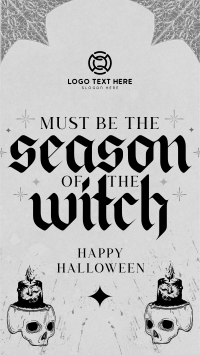 Rustic Halloween Greeting Instagram Reel Preview