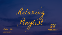 Playlist for Stress Facebook Event Cover Image Preview